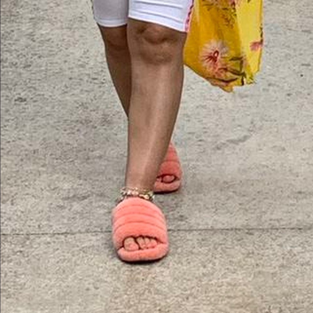 Ugg Oh Yeah Slippers Womens Size 8 Pink